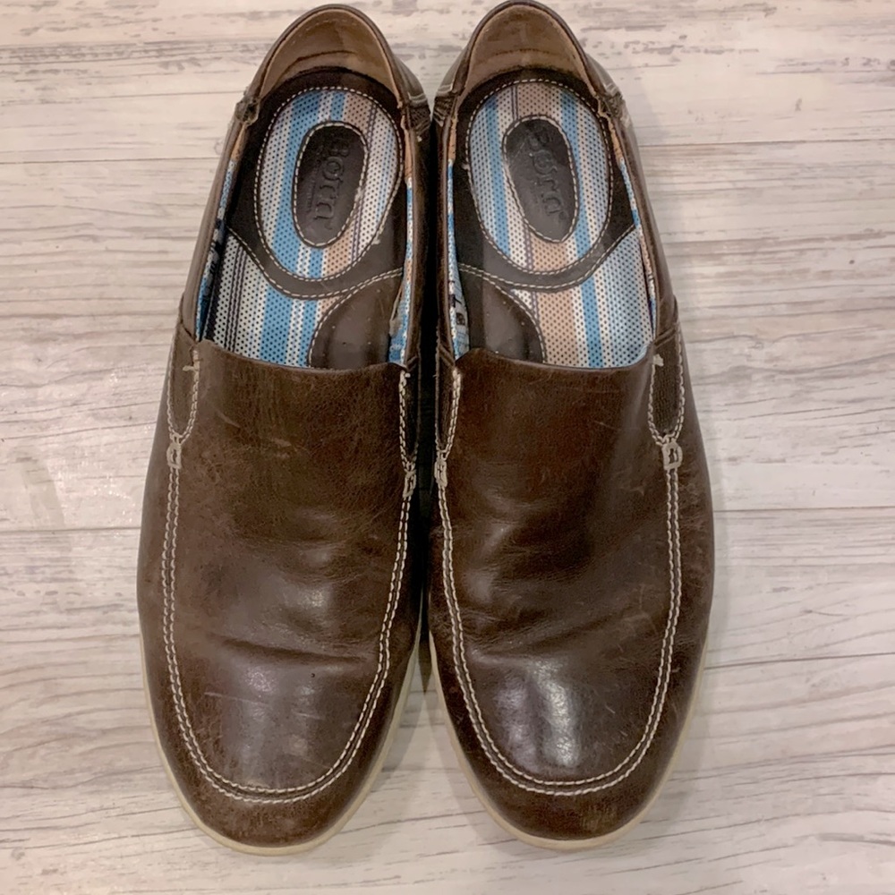 BORN leather loafer size 10